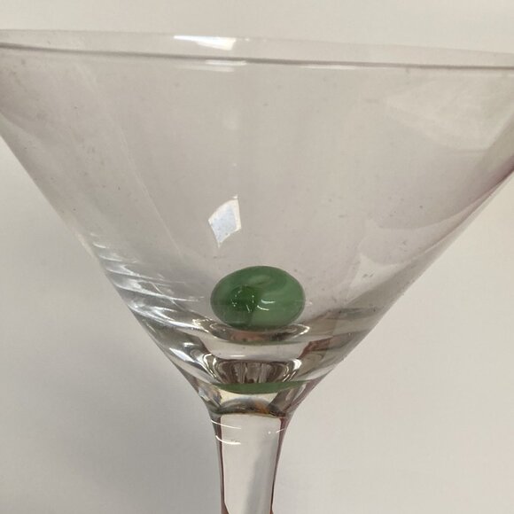 Martini Glasses by Potpourri Designs, Set of 8, Vintage, Handmade - Picture 3 of 9